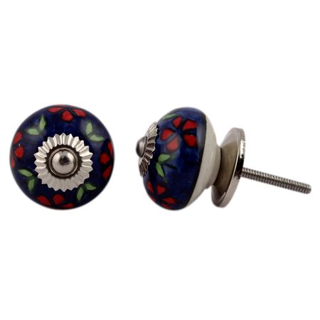 Tiny Flower Leaf Cabinet Knob